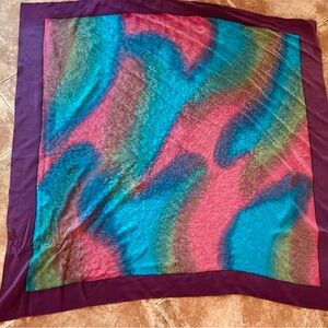 Artist..CAROL PATTERSON..silk scarf